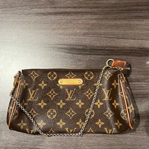 AUTHENTIC Louie Vuitton Monogram Wristlet Clutch